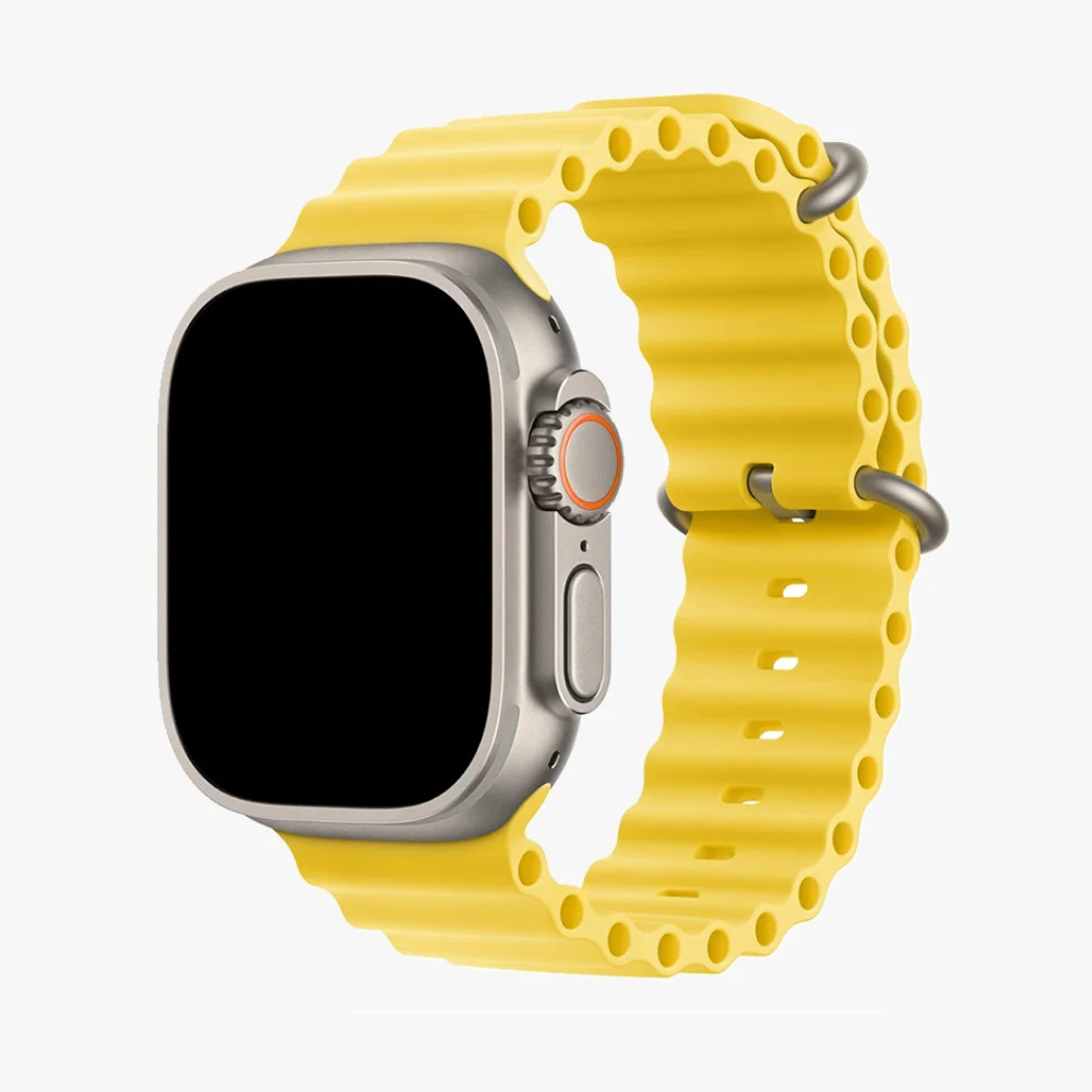 Apple Ocean Band - New Edition - yellow apple 44mm strap, apple 45 mm strap, apple 45mm strap, apple 49mm strap, apple ocean band 44mm strap, apple ocean band 45mm strap, apple ocean band 46mm strap, apple ocean band 49mm strap, apple ocean band black strap, apple ocean band strap, apple ocean band strap ice blue, apple ocean band strap purple, apple ocean band strap starlight, apple watch blue strap, apple watch elderberry strap, apple watch lite blue strap, apple watch purple strap, apple watch starlight strap, watch strap, watch strap apple