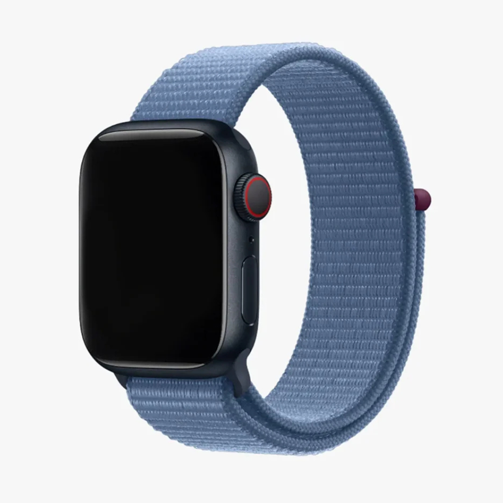 Apple Sport loop Strap - Winter Blue apple 44mm strap, apple 45 mm strap, apple 45mm strap, apple 49mm strap, apple watch band, apple watch nike sport band, apple watch nike strap, apple watch pink strap, apple watch red strap, apple watch starlight pink strap, apple watch starlight strap, apple watch strap, apple watch white strap, watch strap, watch strap apple